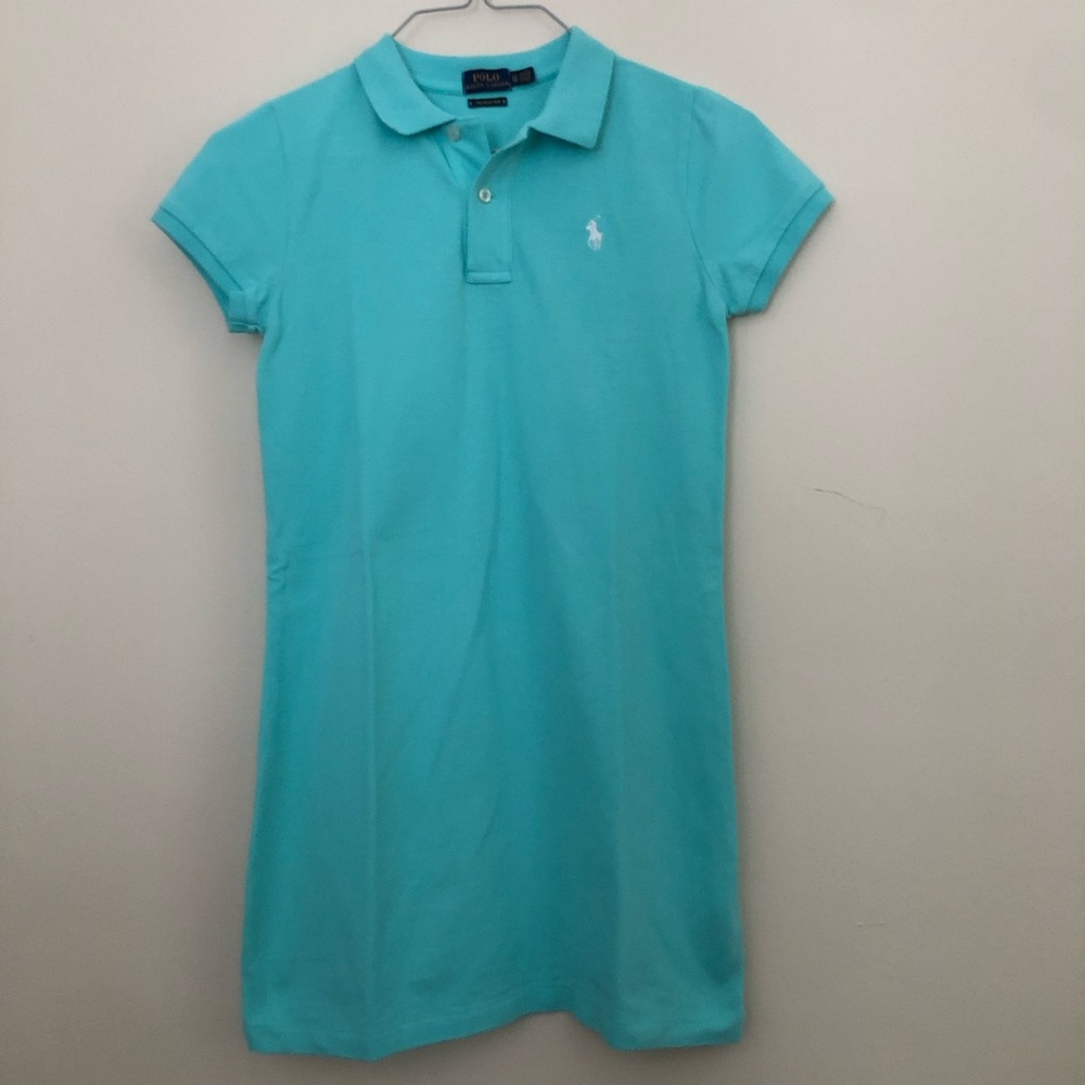 Polo Ralph Lauren The Mesh Mini dress Womens Xs blue